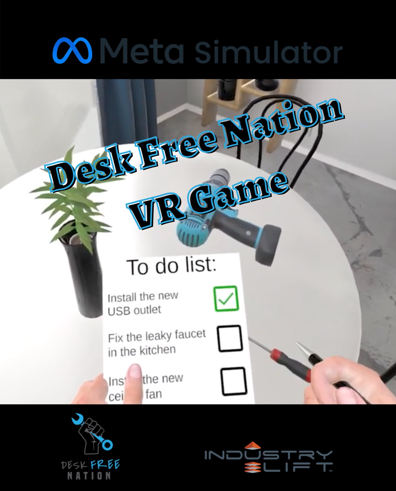 Desk Free Nation VR Game